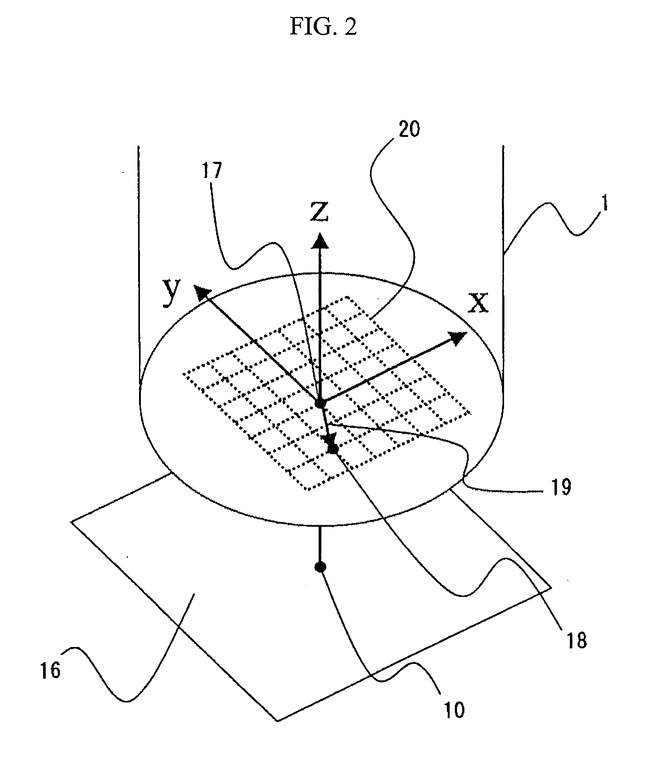 Biomagnetic measurement apparatus and method for setting horizontal position for biomagnetic measurement