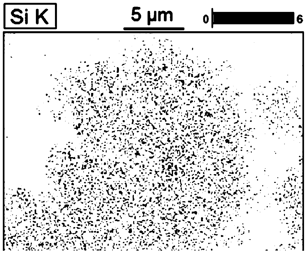 Method for synthesizing silicon/graphite/amorphous carbon/conductive carbon black quaternary composite material by using industrial metallurgical silicon