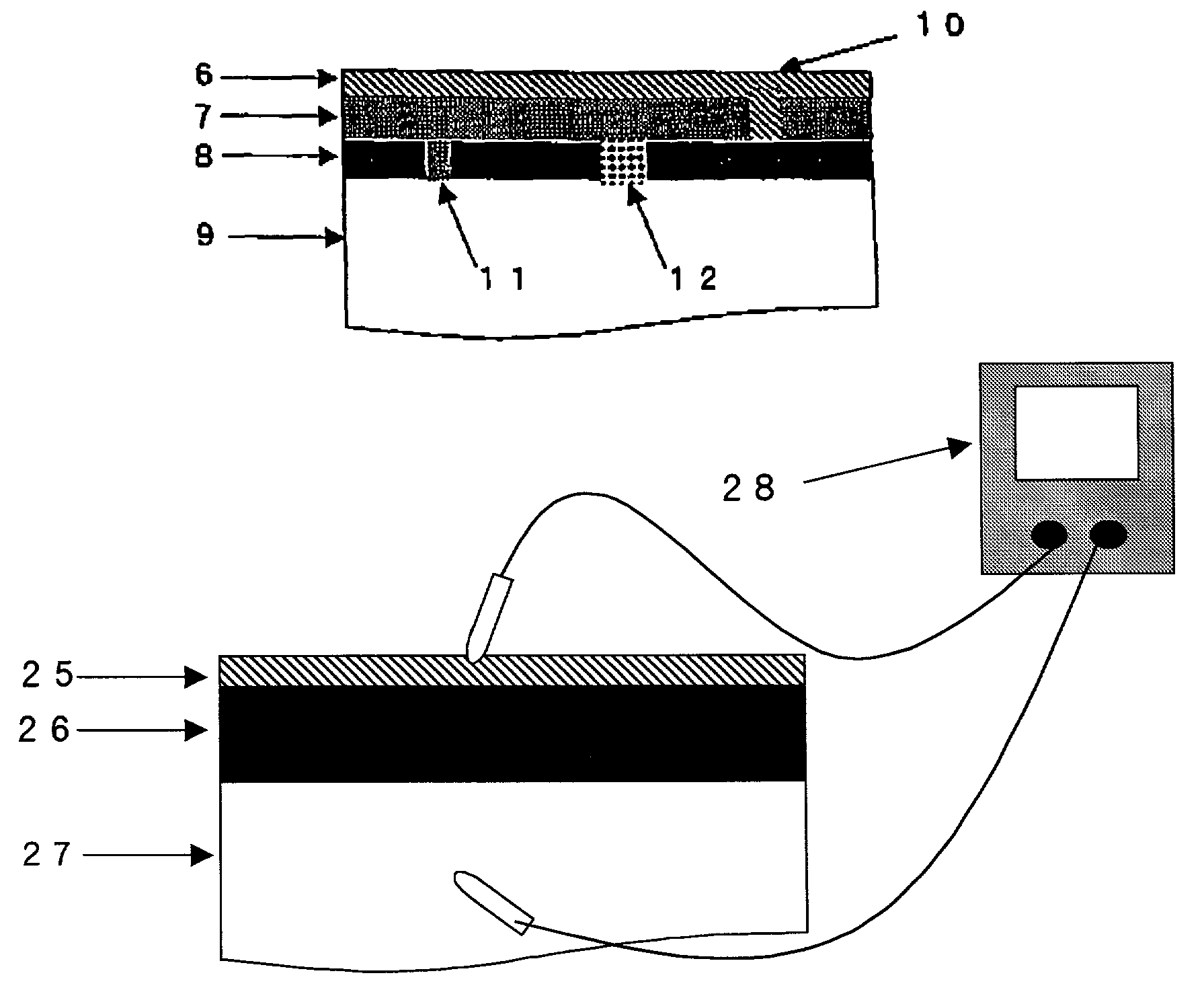 Cutting tool with sensor and production method therefor