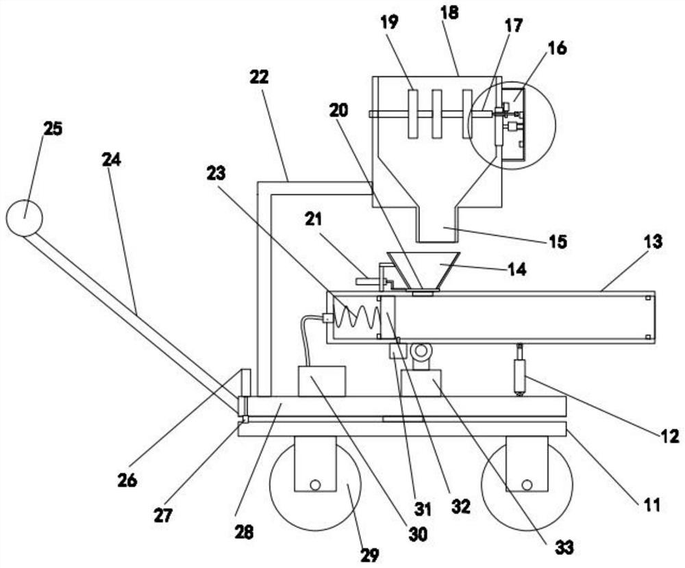 Bait feeding device and method for polyculture of shrimps and crabs