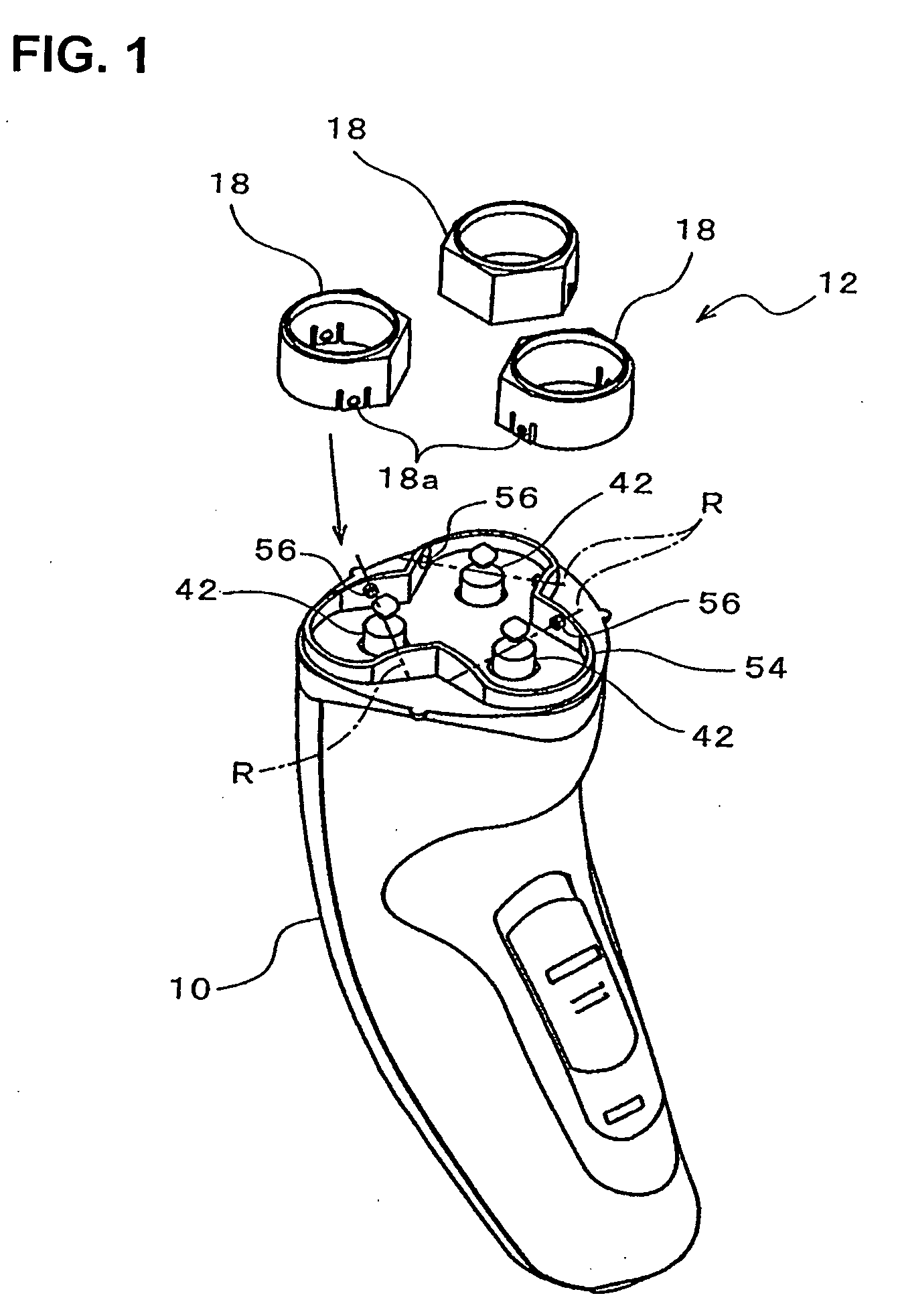 Rotary electric shaver