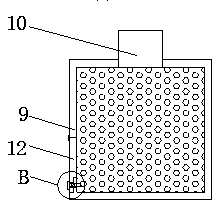 Sewage treatment purification device with good filtration performance