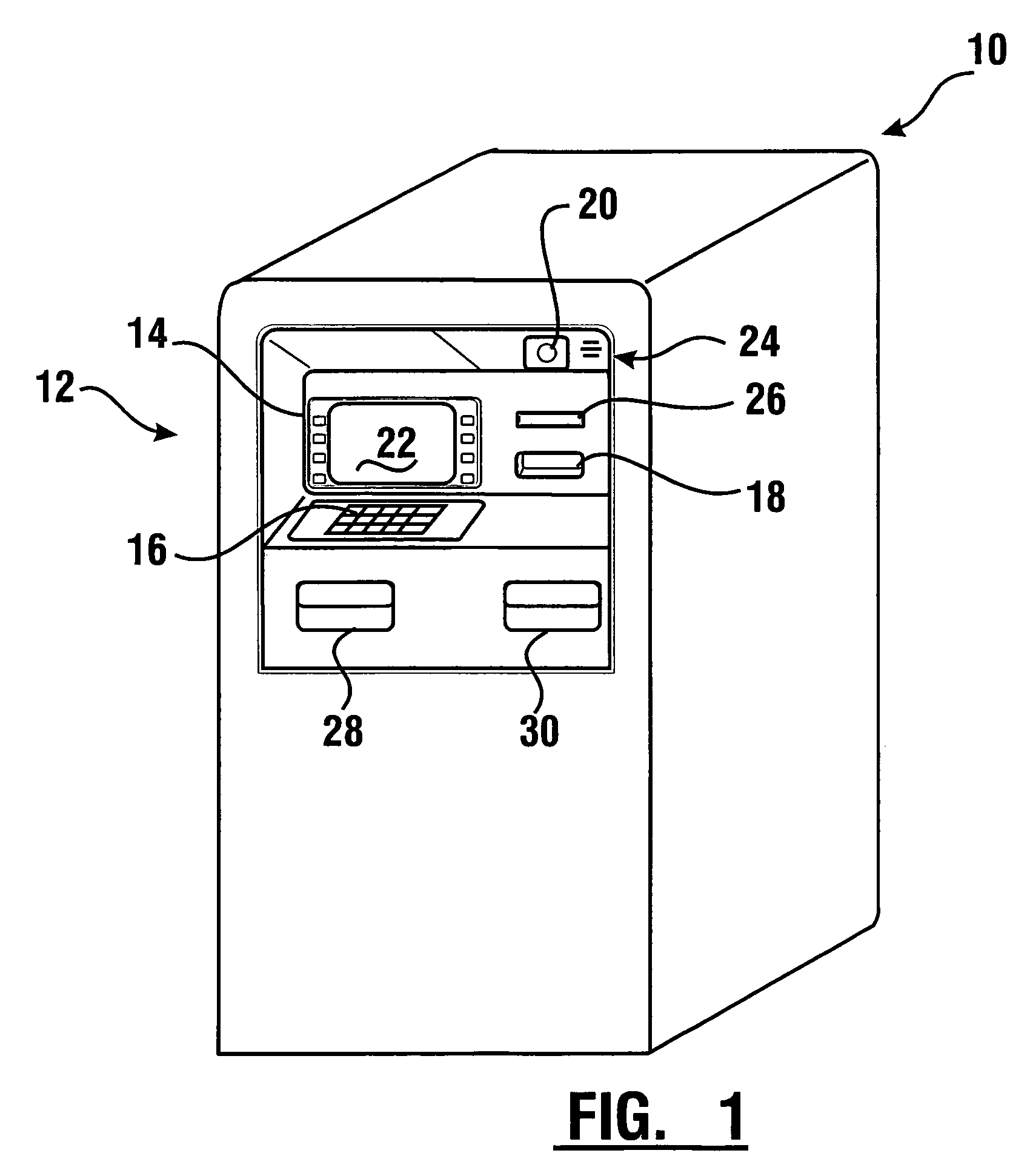 Cash dispensing and check accepting ATM and method