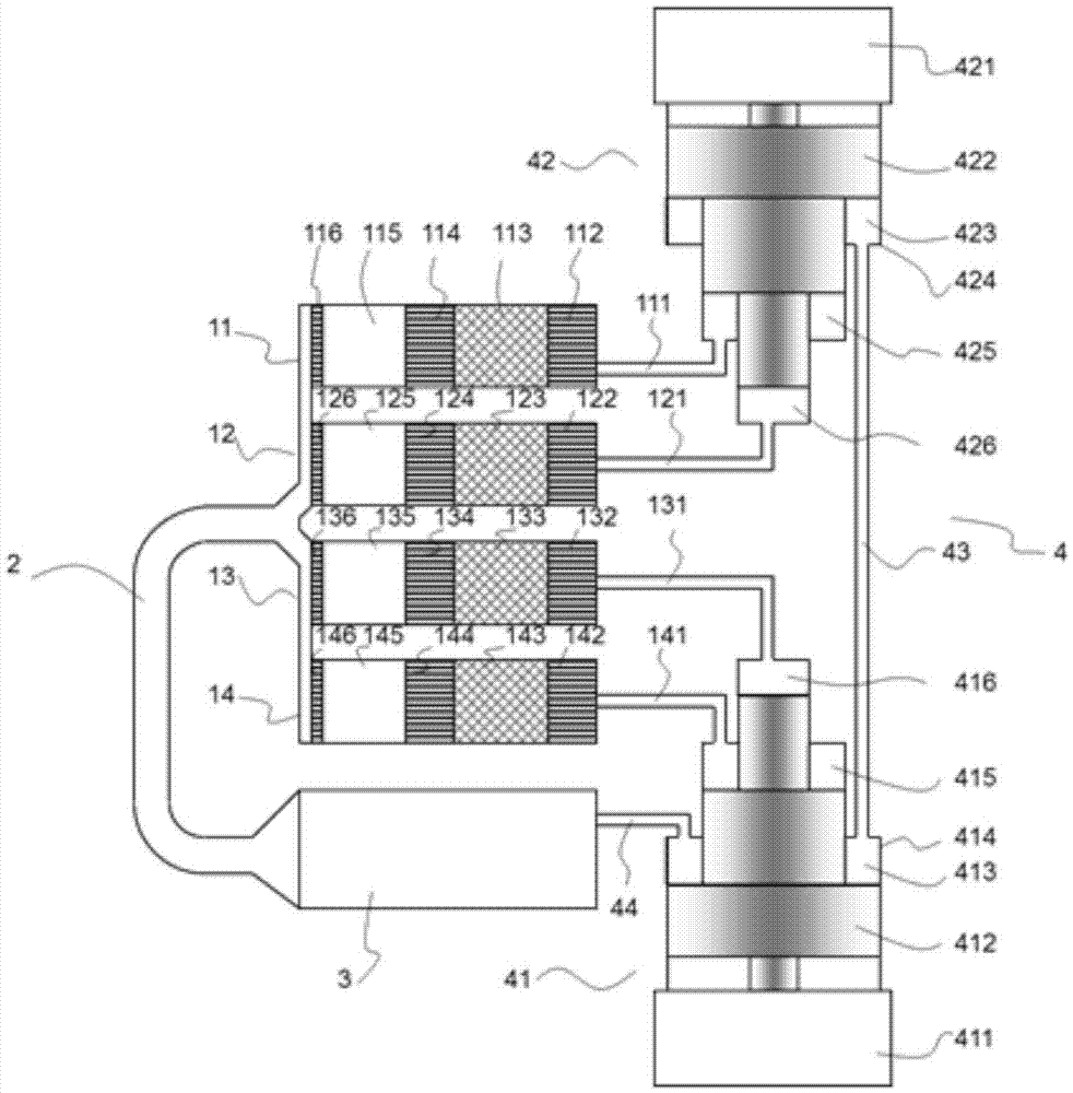 Parallel type pulse tube machine