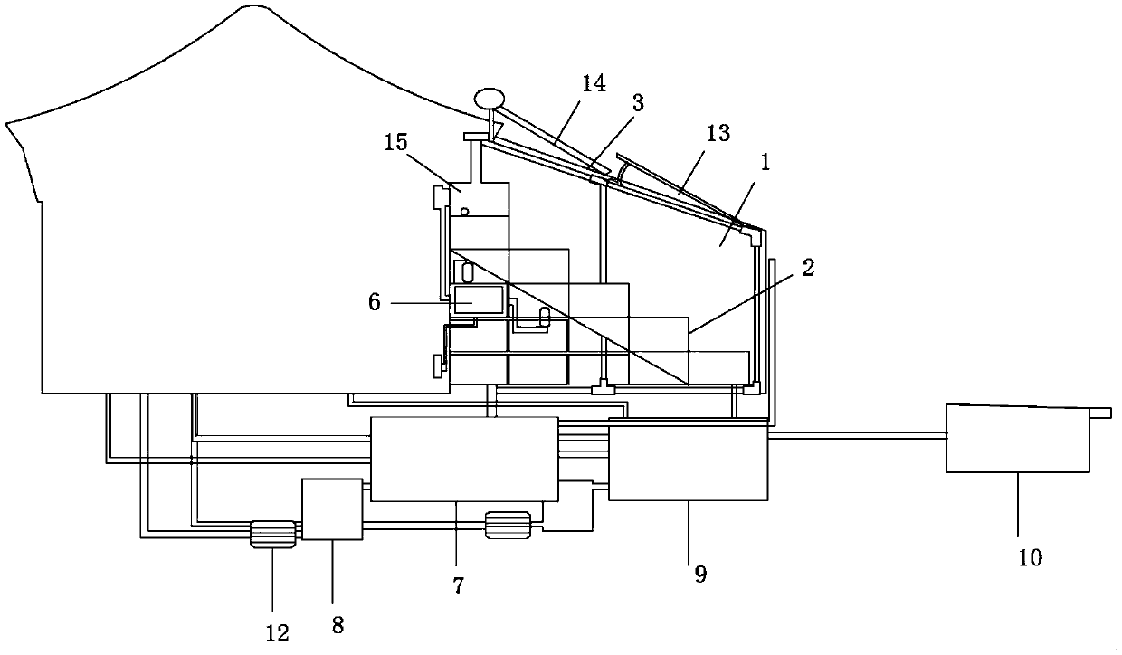 Assembly type solar greenhouse and assembly method thereof