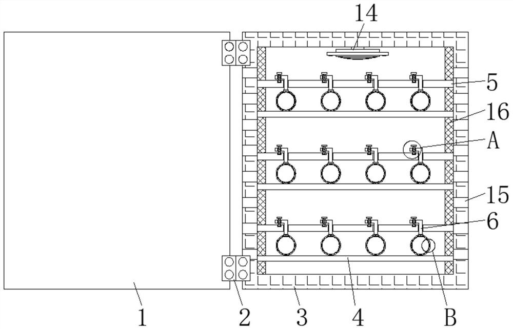 Household wiring box for preventing cable damage