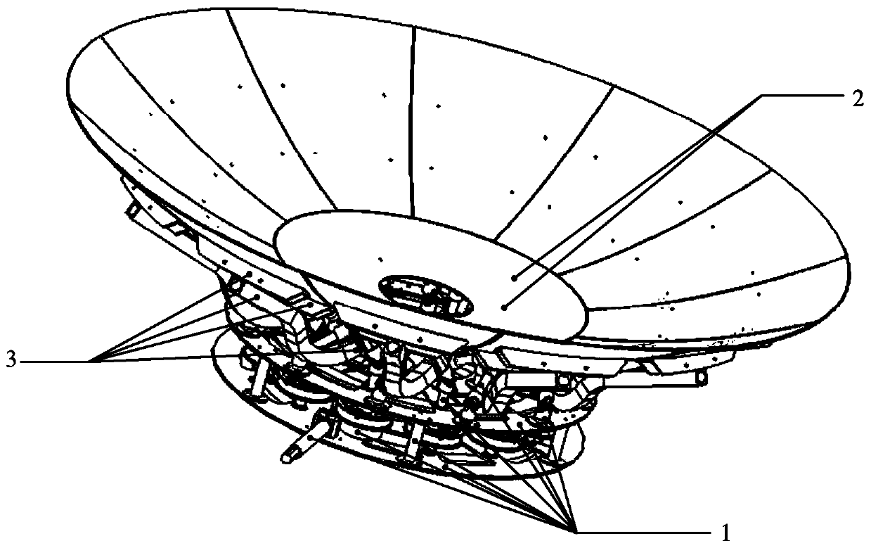 Deployable rigid reflector antenna