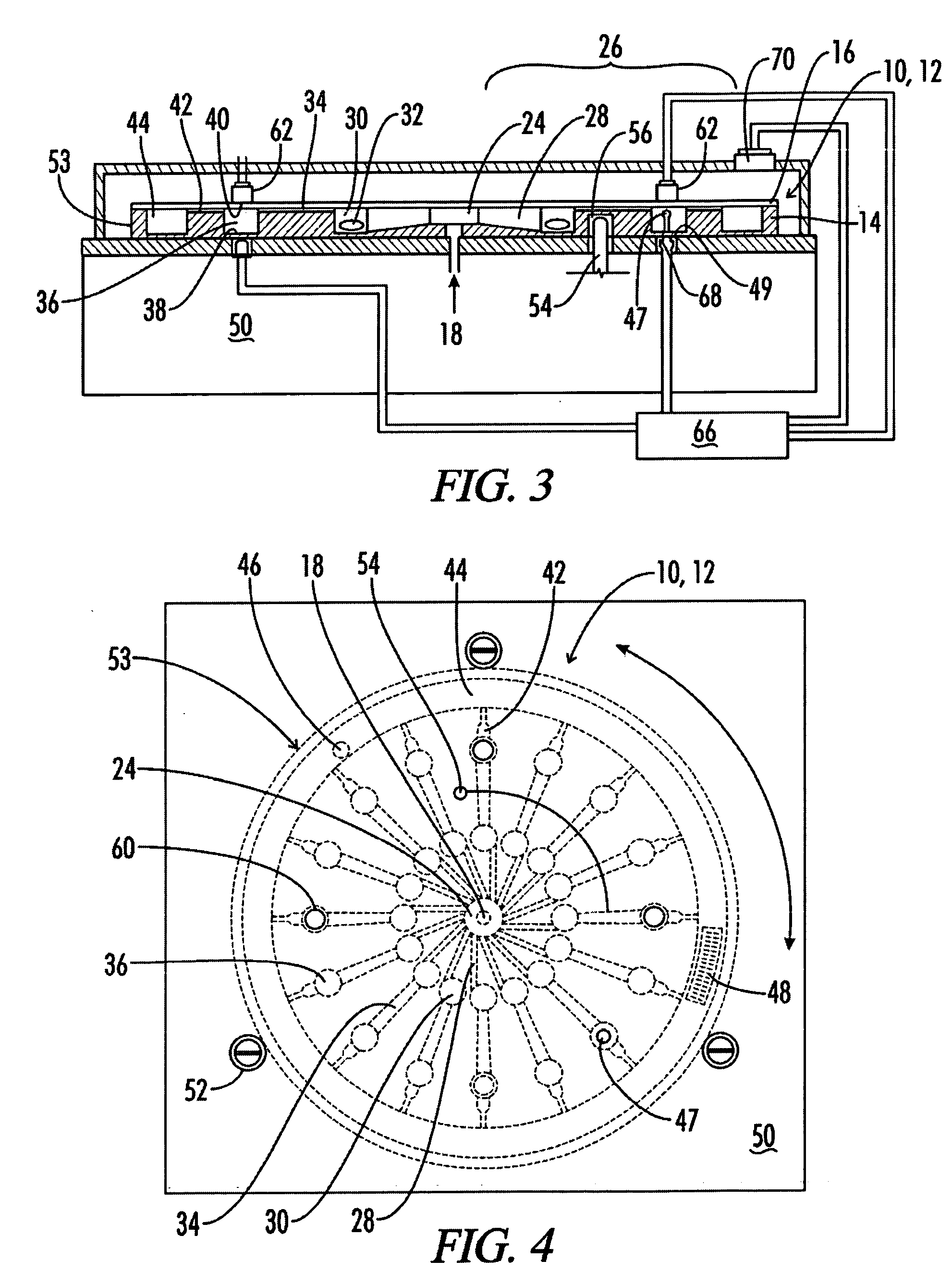 Device for multiple tests from a single sample