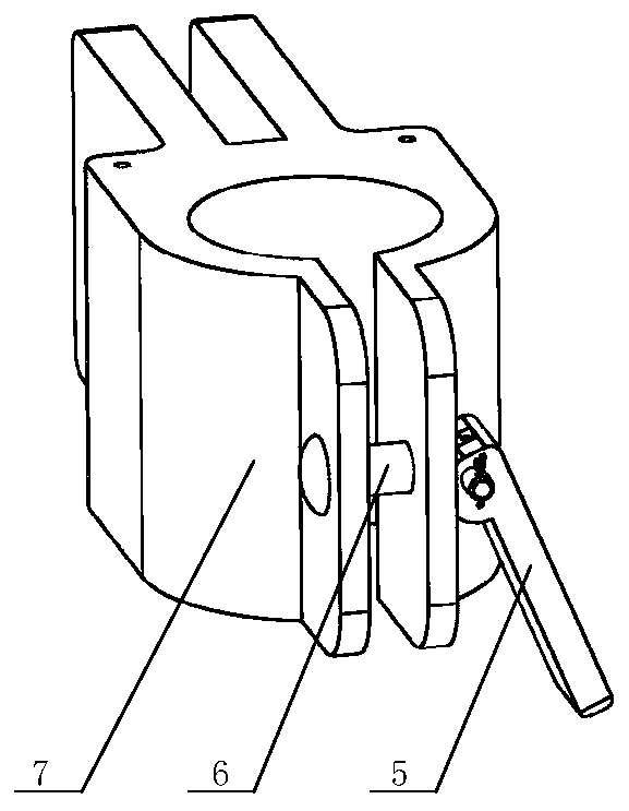 Tire identification automatic identification system based on line structured light and working method thereof