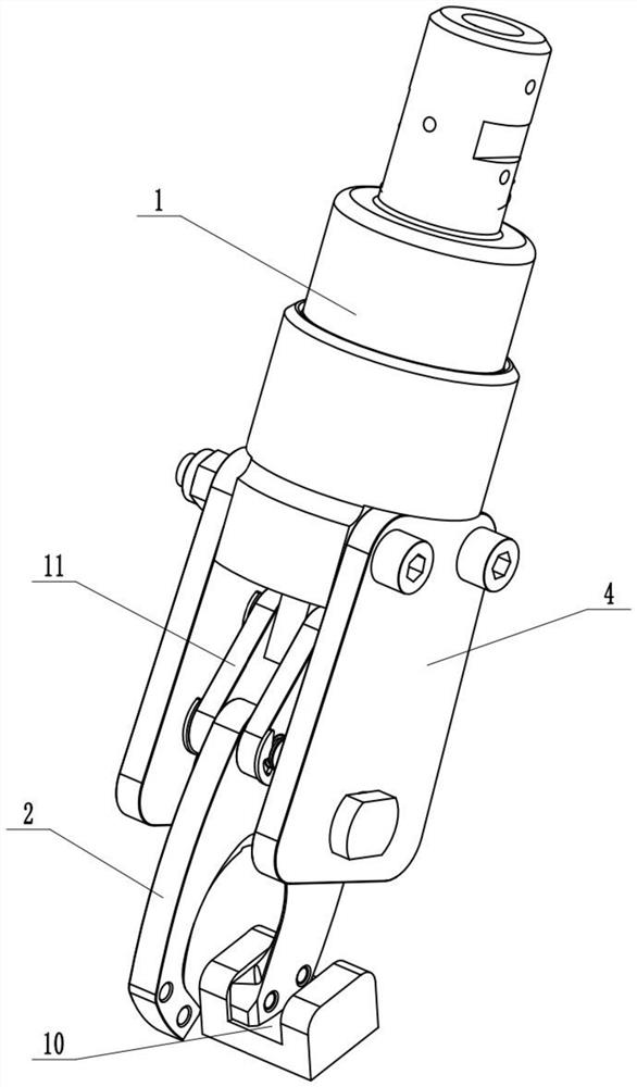 Scissors for cutting off high-altitude cable