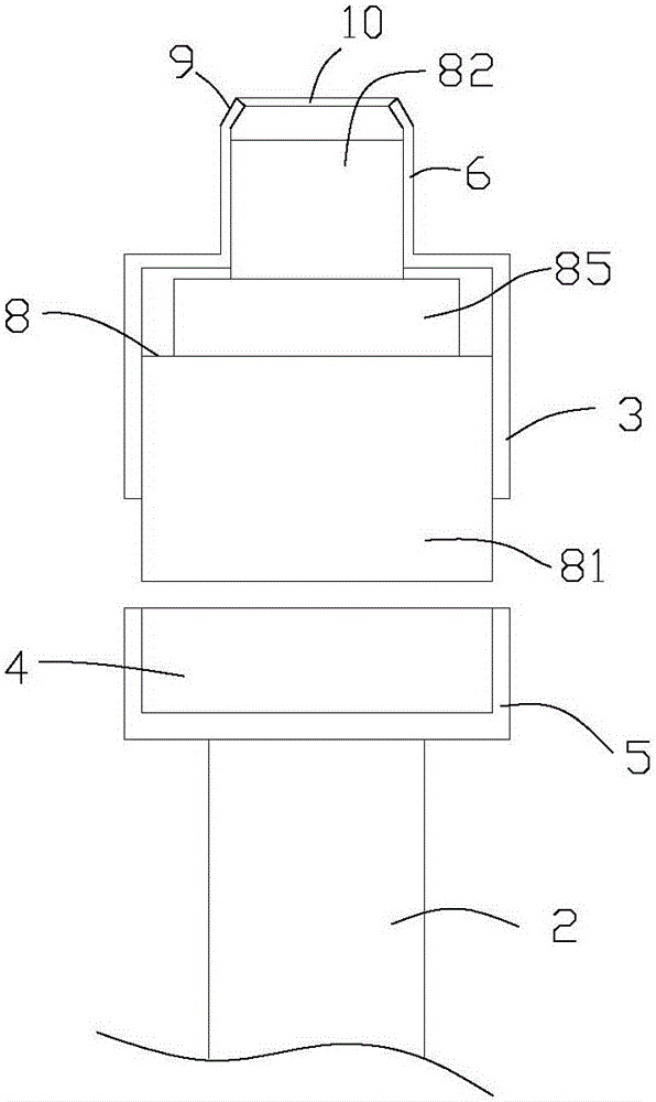 Novel double-tube connector for infusion container