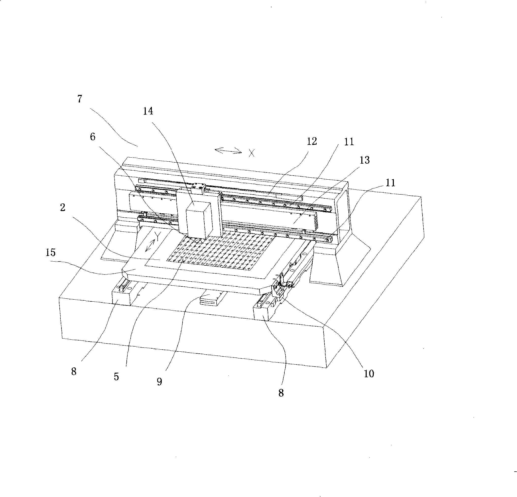 Auxiliary correcting device of exposure image partial difference