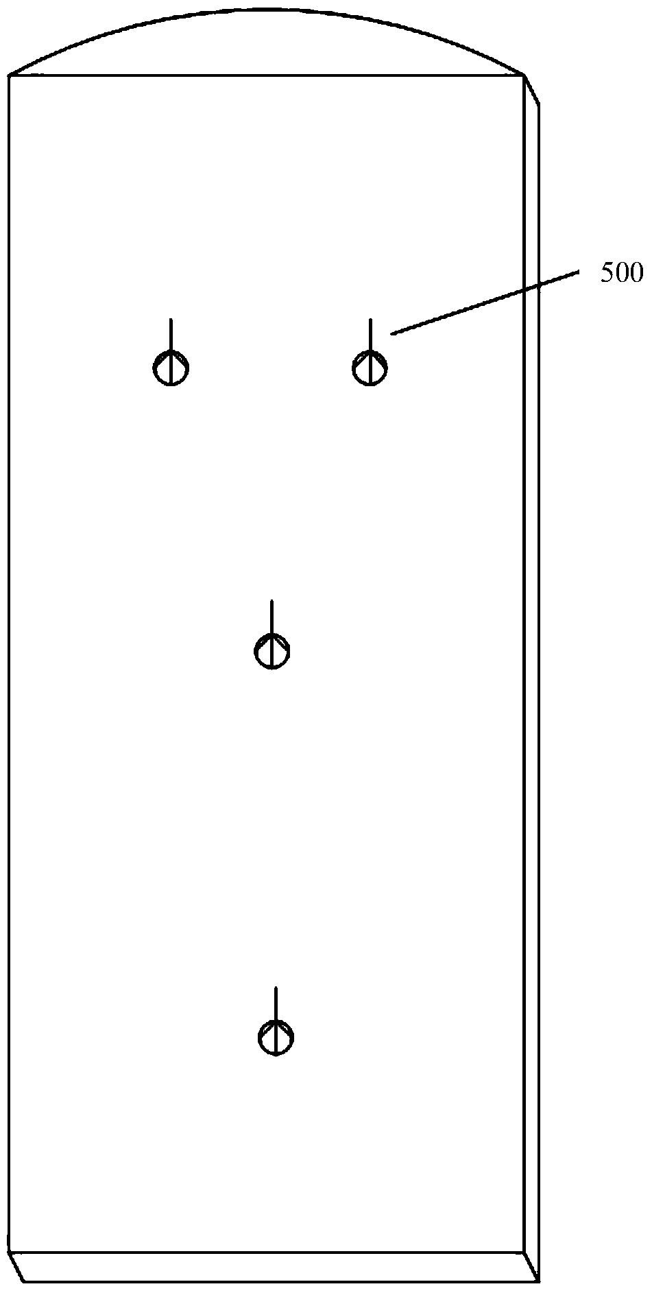 A scanning bed and a method for measuring height and weight of the scanning bed