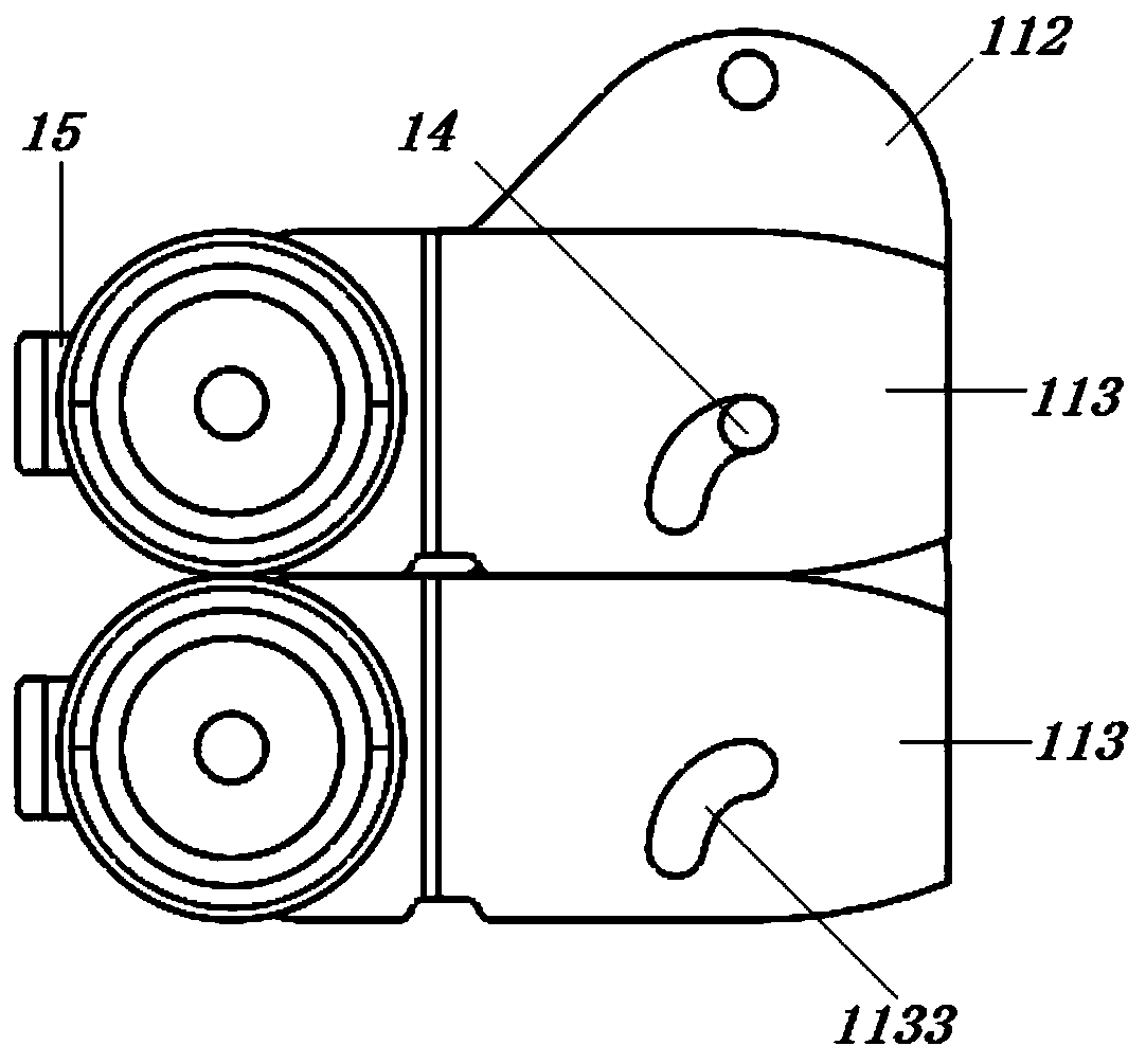 Variable-moment flexible knee joint structure for wearable exoskeleton