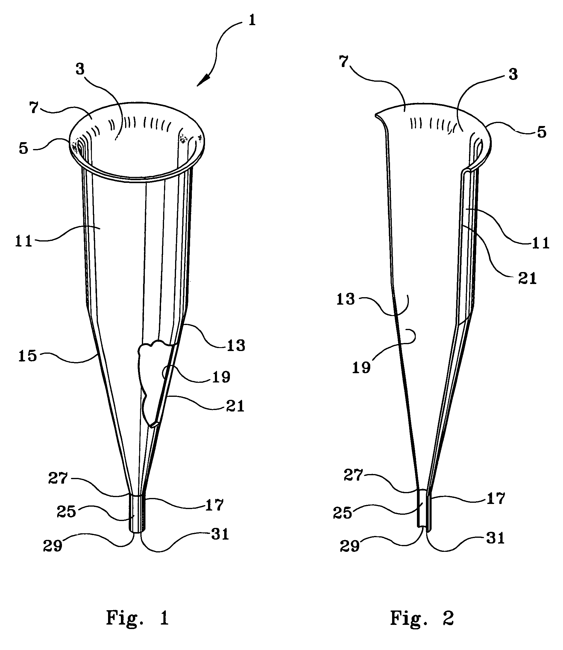 Deep drawn nozzle for precision liquid dispensing