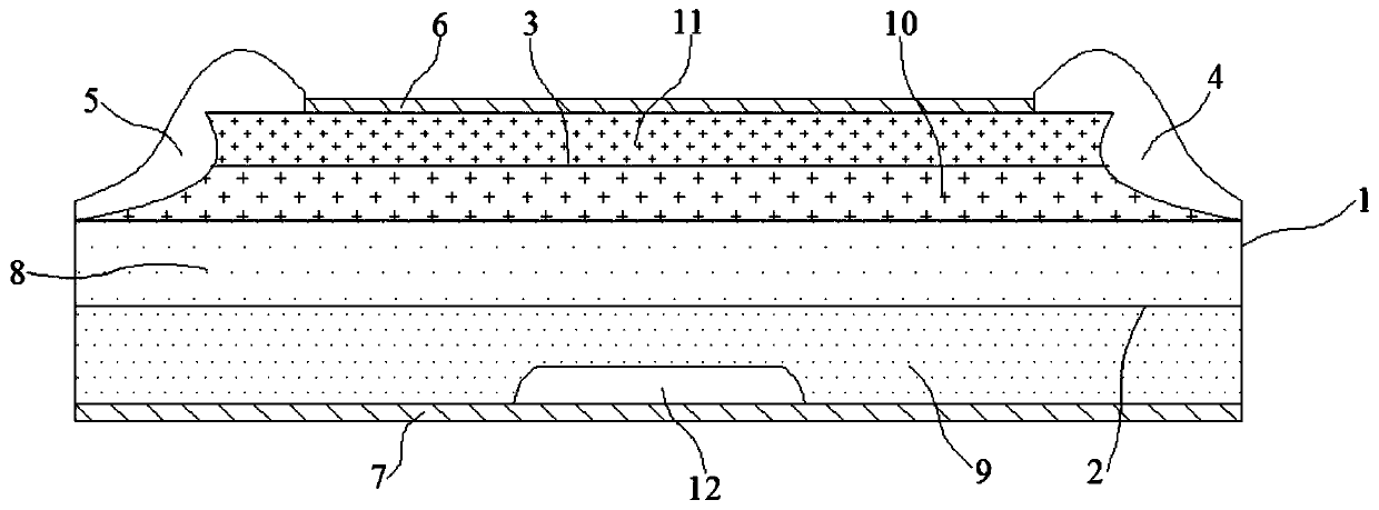 Surface mounted TVS device