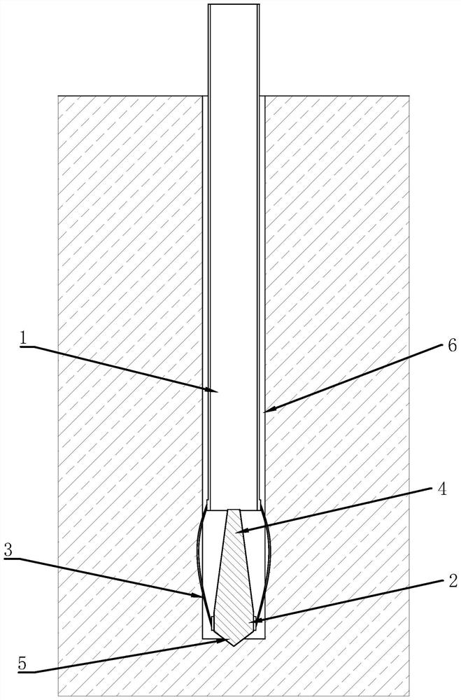 Foundation combined pile reinforcing method