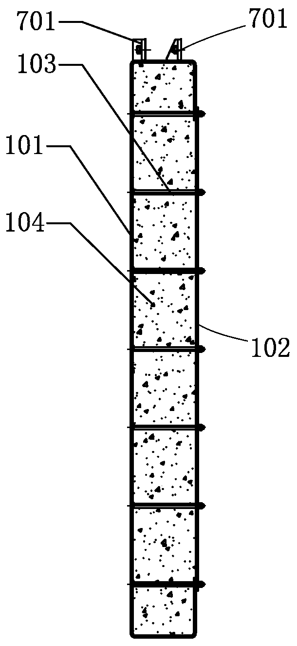 Foundation structure of open caisson stereo garage