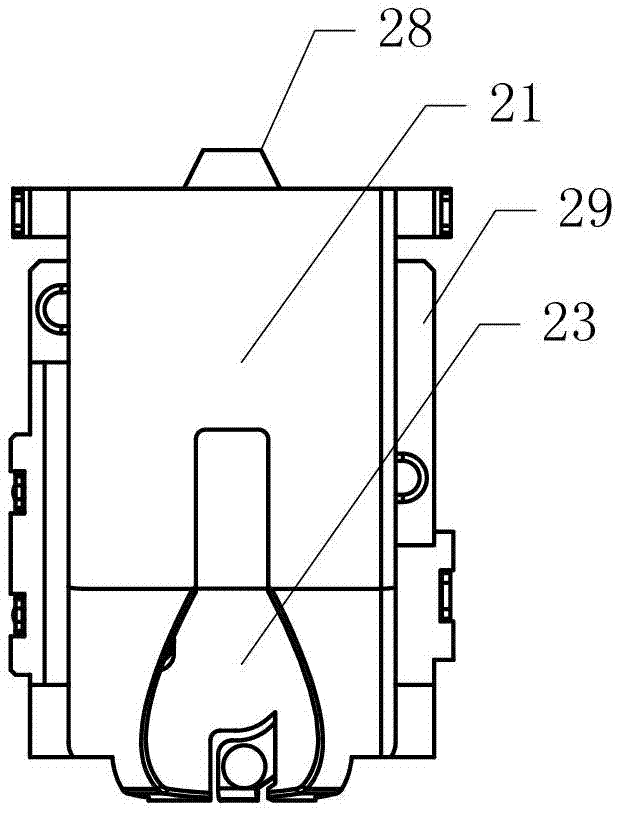 Thinning headphone socket and mobile terminal