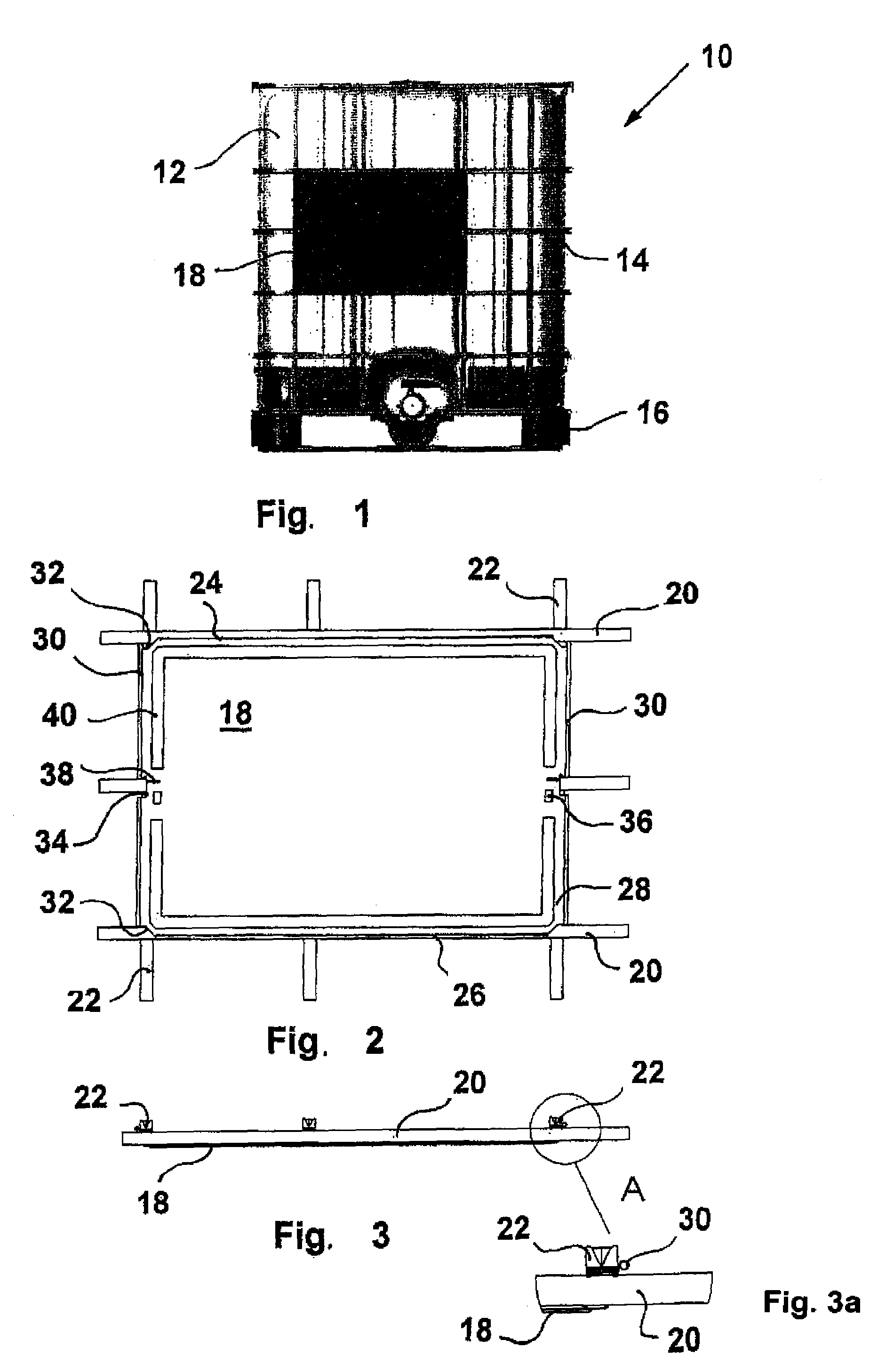 Identification plate for pallet container, and method of attaching an identification plate to a pallet container