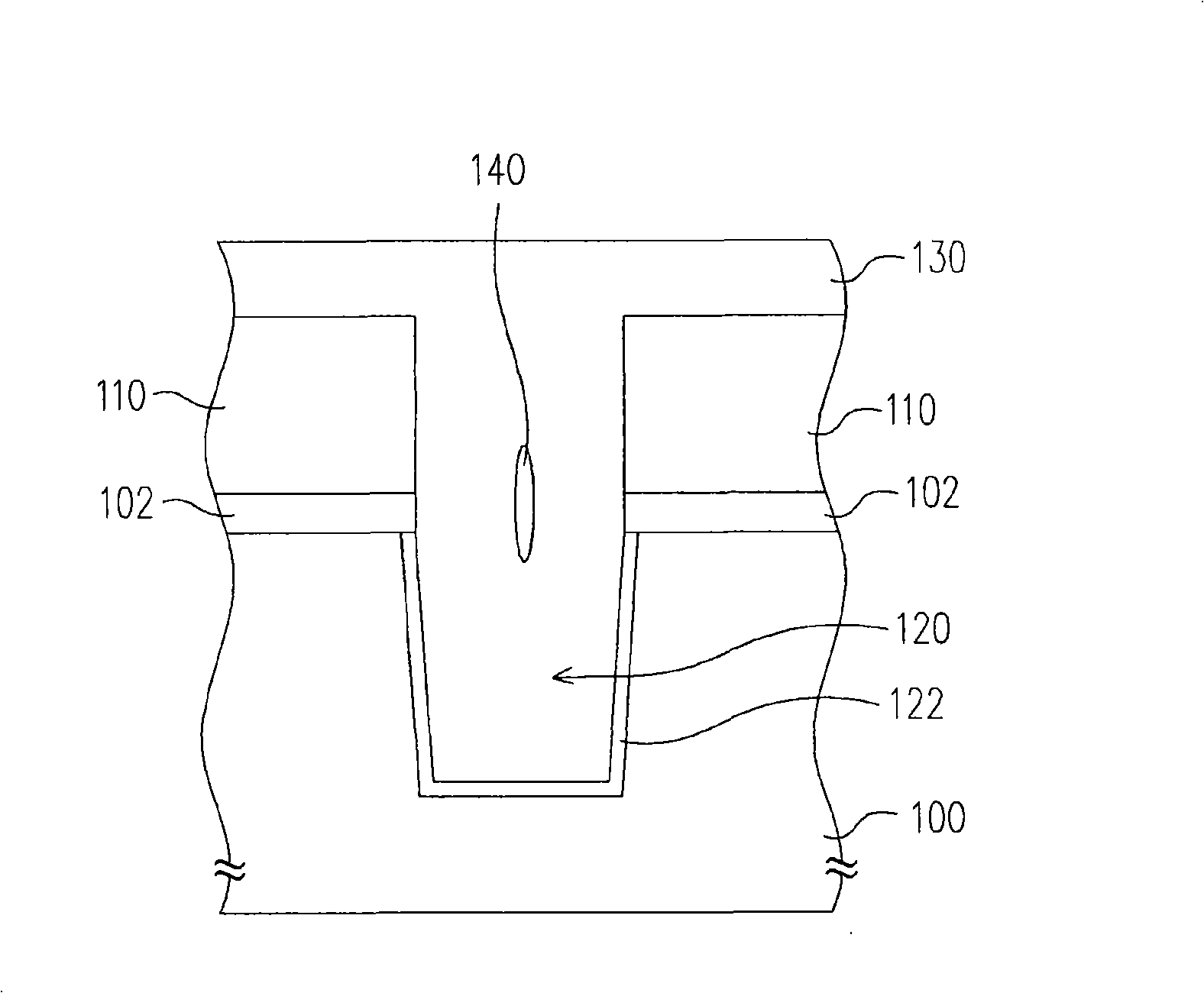 Shallow groove isolation structure and floating grid manufacture method