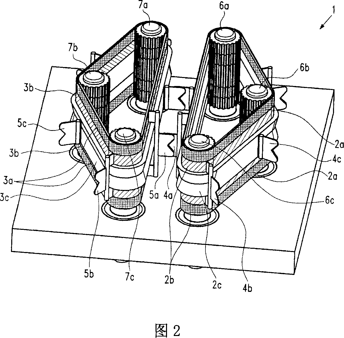 Apparatus and method for dividing a stuffed sausage skein