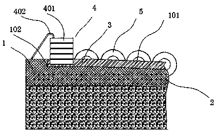 Municipal road passive safety device and mounting method thereof