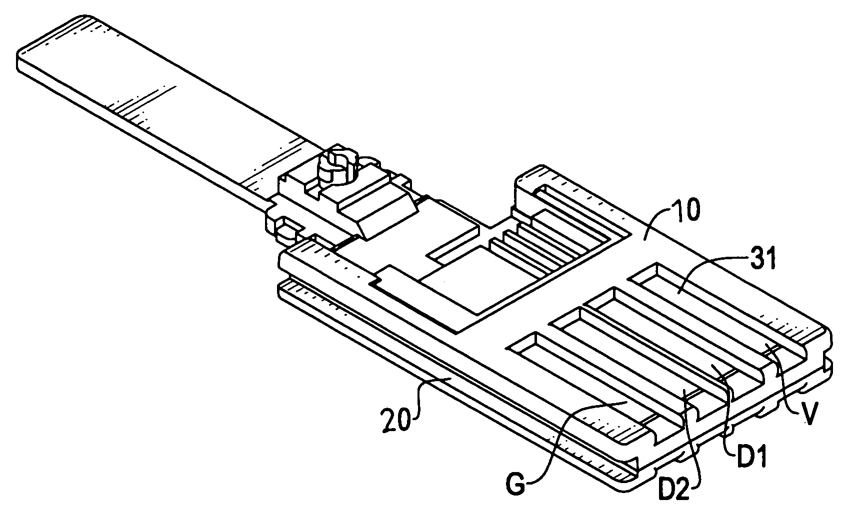 USB plug with two sides alternately connectable to a USB port