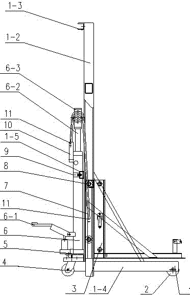 Hydraulic lift truck for carrying armoring movable-type switch cabinet functional vehicles