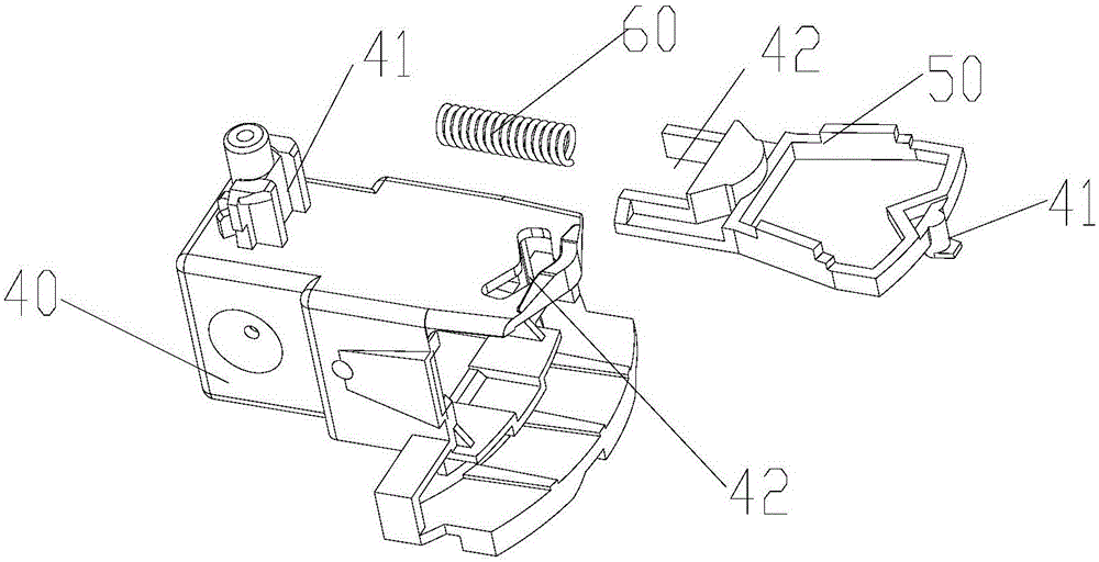 Shifting fork press fitting resetting block pneumatic tool for automotive combined switch