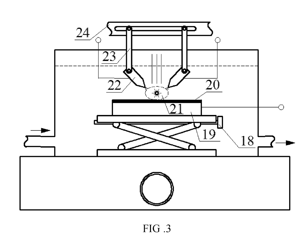 Method and Device for Increasing Laser-Induced Shock Wave Pressure