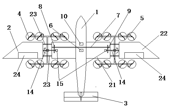 A tilt vertical take-off and landing fixed-wing aircraft