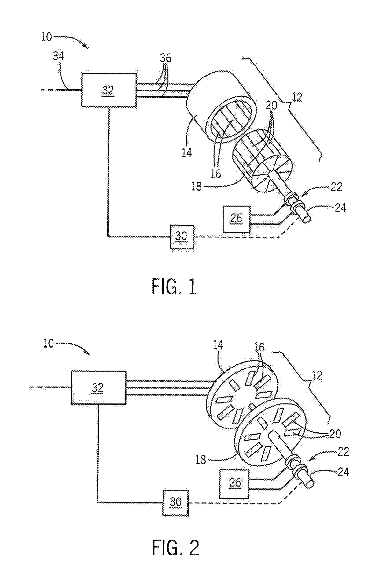 Variable frequency electrostatic drive