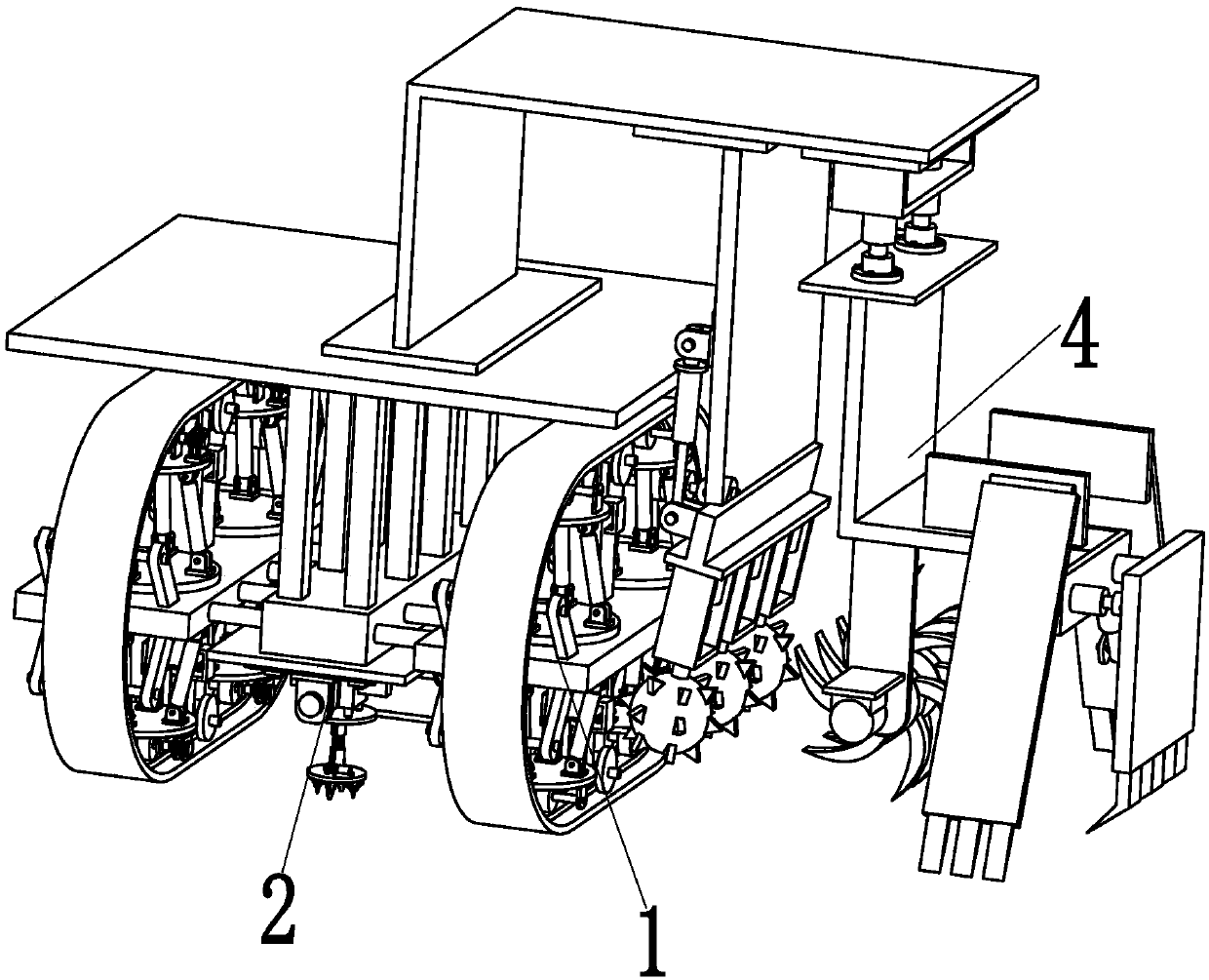 A kind of automatic processing equipment for train track