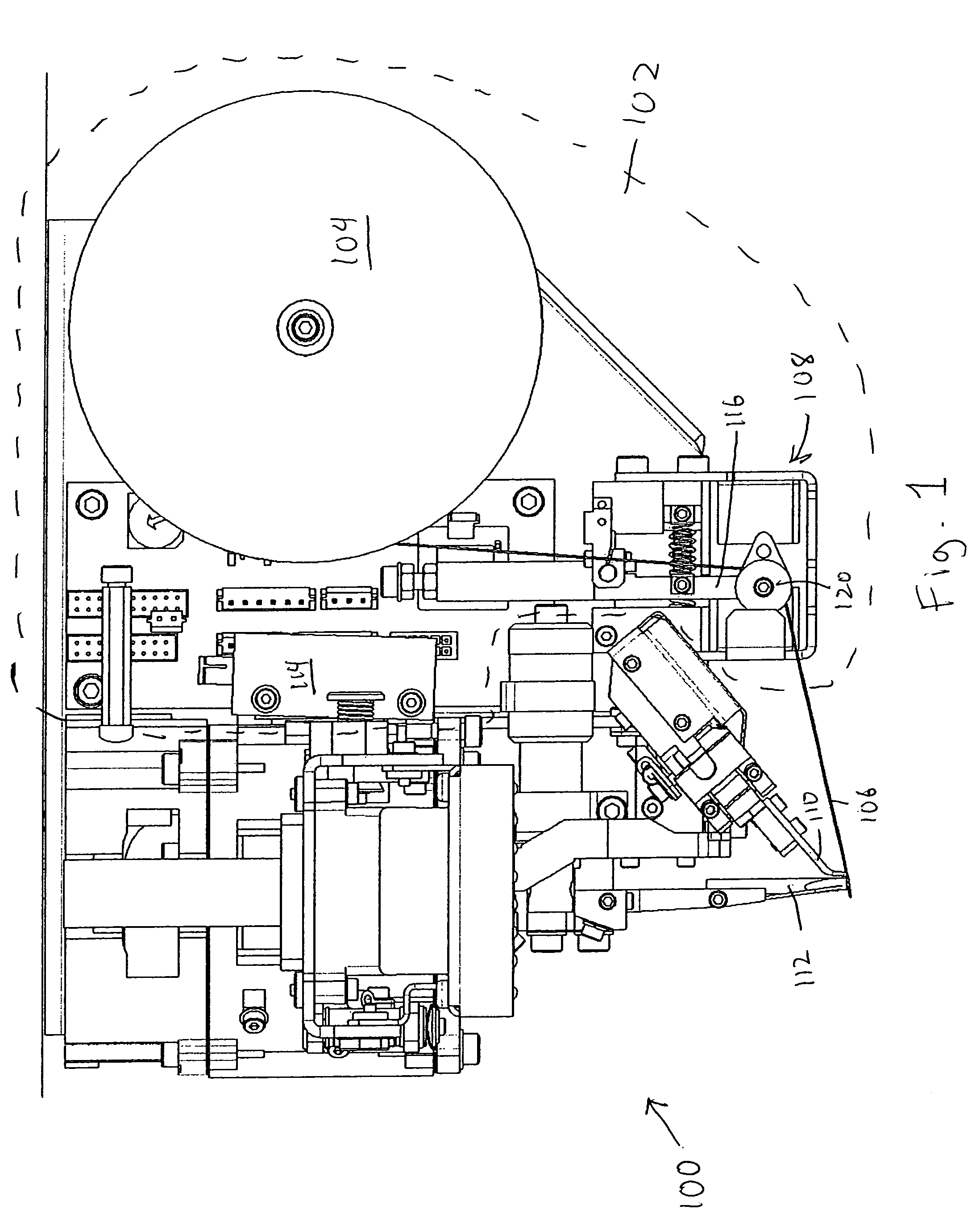 Automated filament attachment system for vacuum fluorescent display