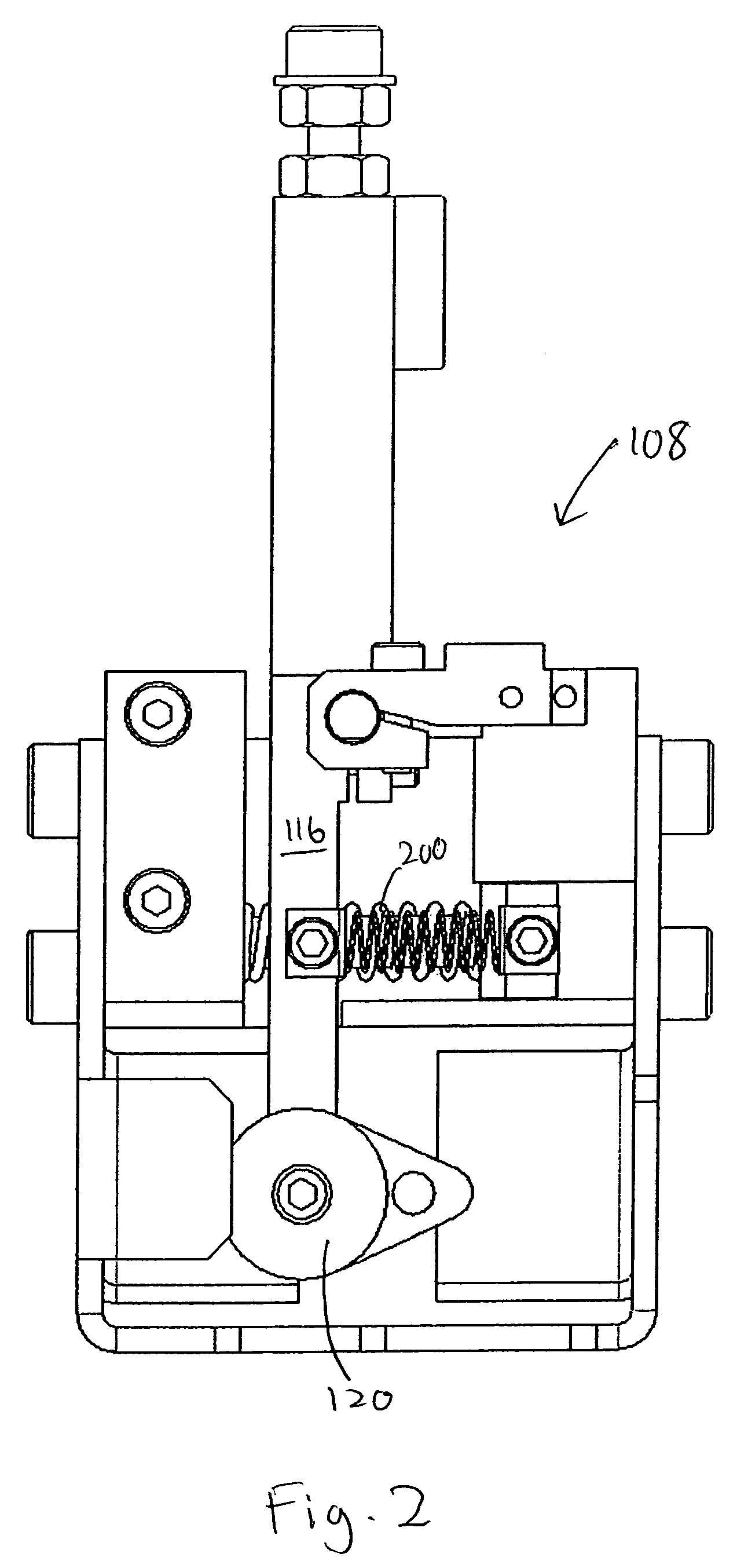 Automated filament attachment system for vacuum fluorescent display