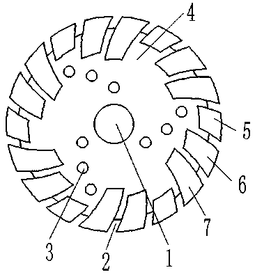 Diamond saw blade and preparation method