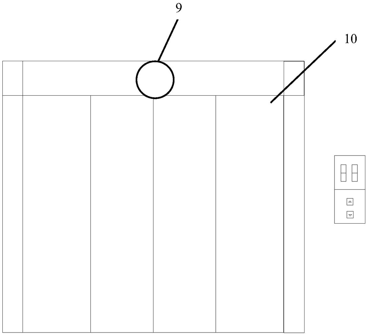 System for automatically controlling elevator according to license plates