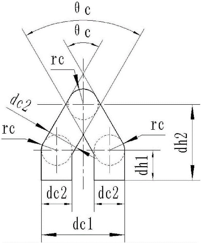 Loaded angle radial logarithmic zigzag line micro-strip slow-wave structure based on photonic band gap structure