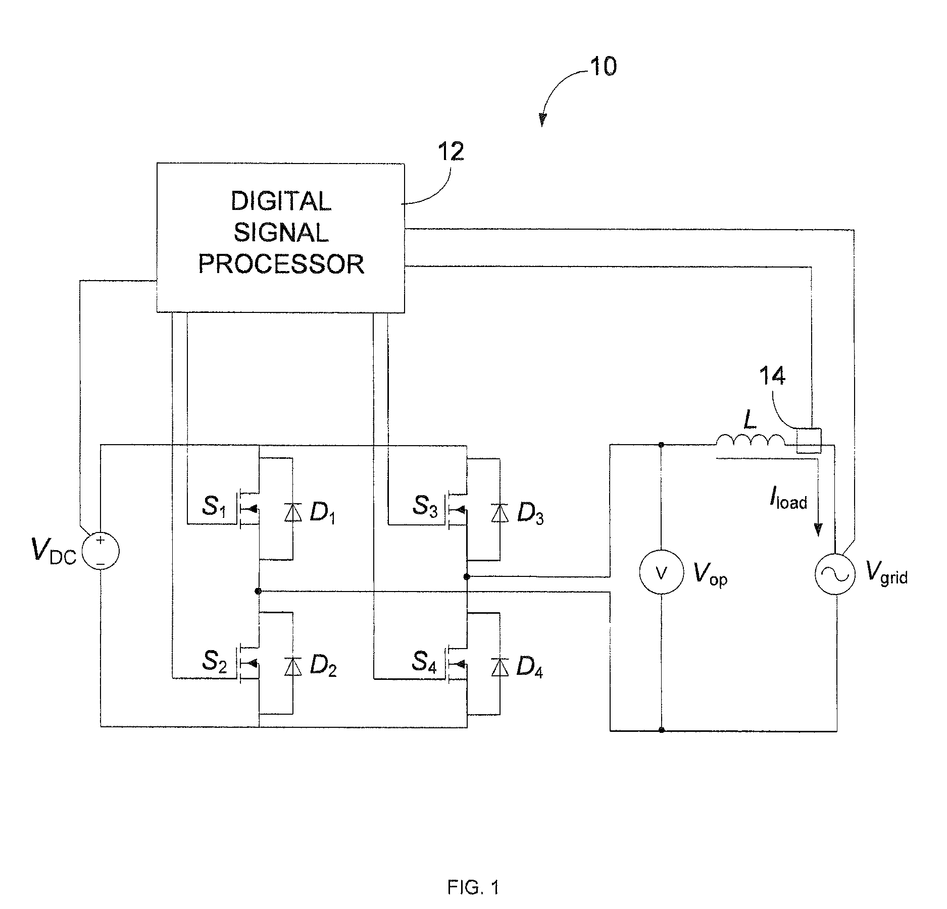 Prediction scheme for step wave power converter and inductive inverter topology