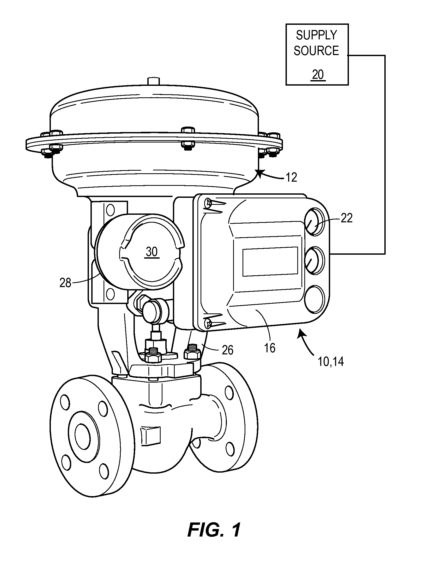 Vent assembly and method for a digital valve positioner