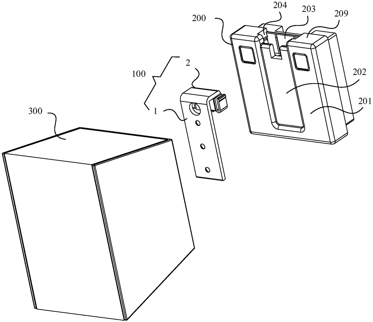 Light source switching module, light source component and illumination lamp