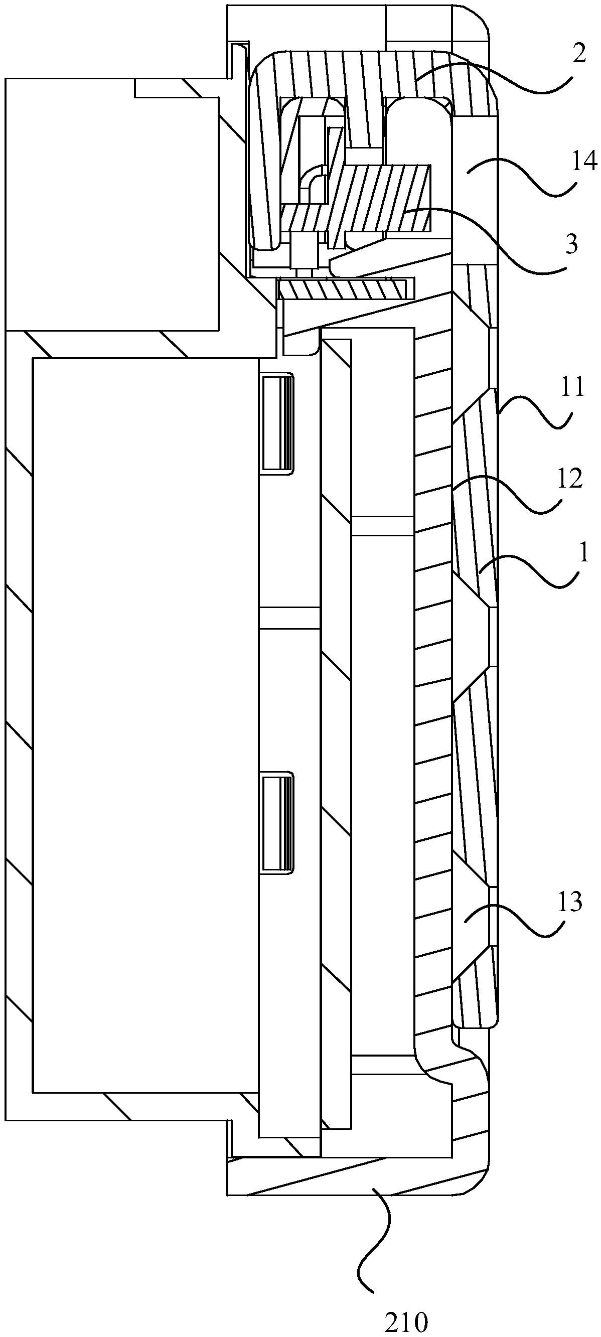 Light source switching module, light source component and illumination lamp