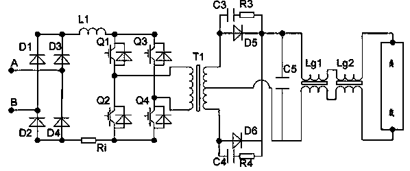 Super capacitor charging device