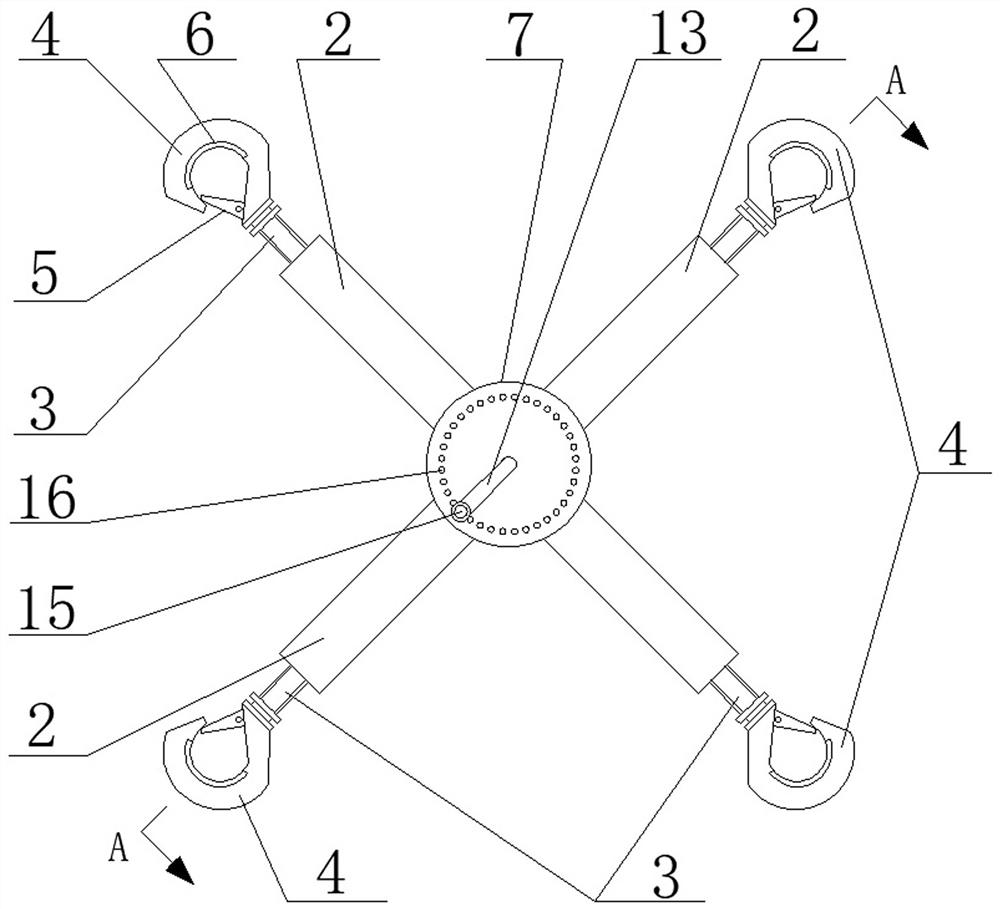 Multi-bundle conductor spacing fixing device