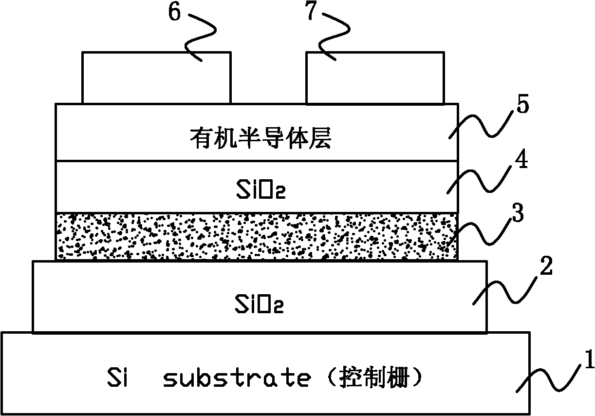 Organic floating gate field effect transistor and preparation method thereof