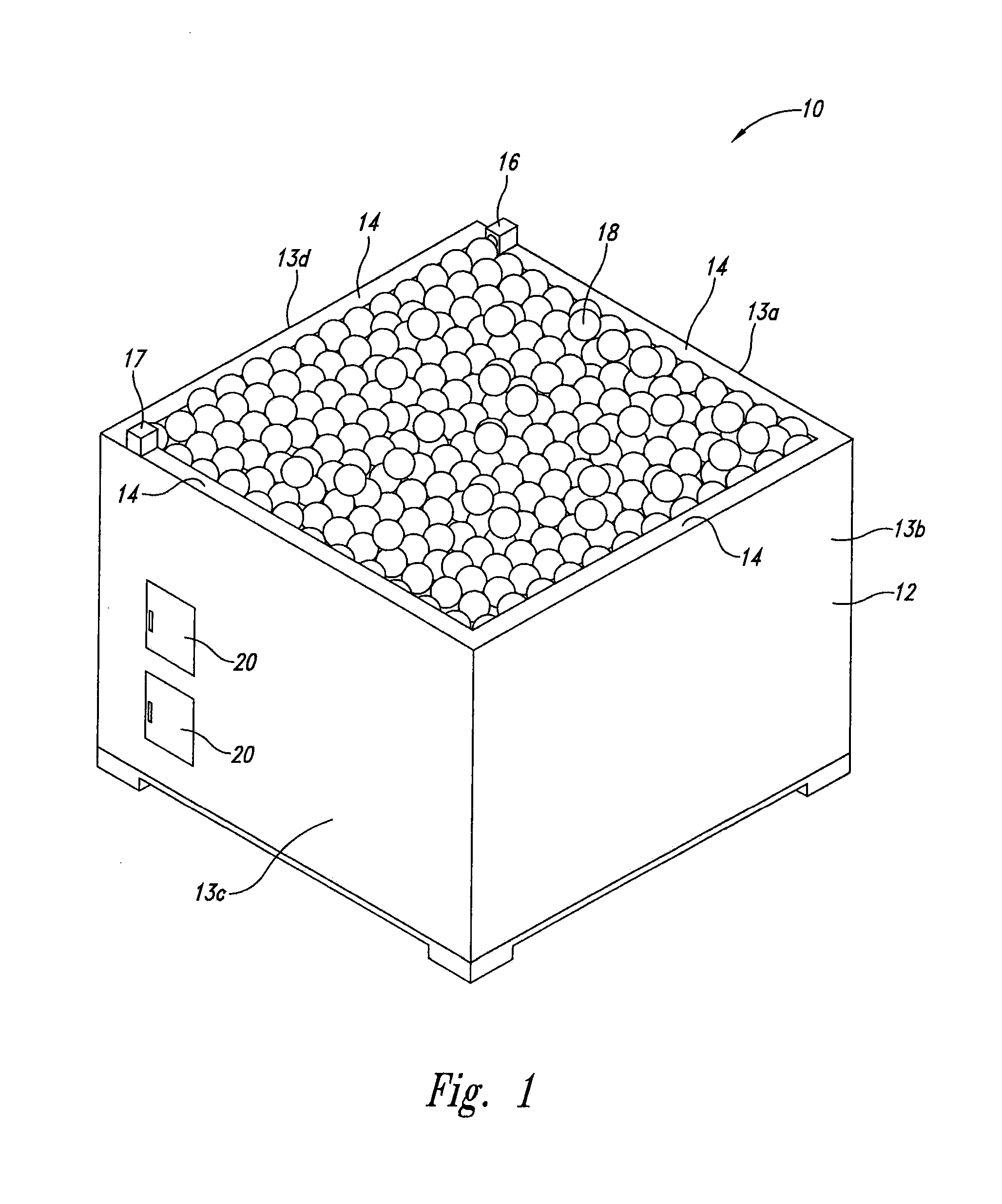 Self-adjusting goods display system and method