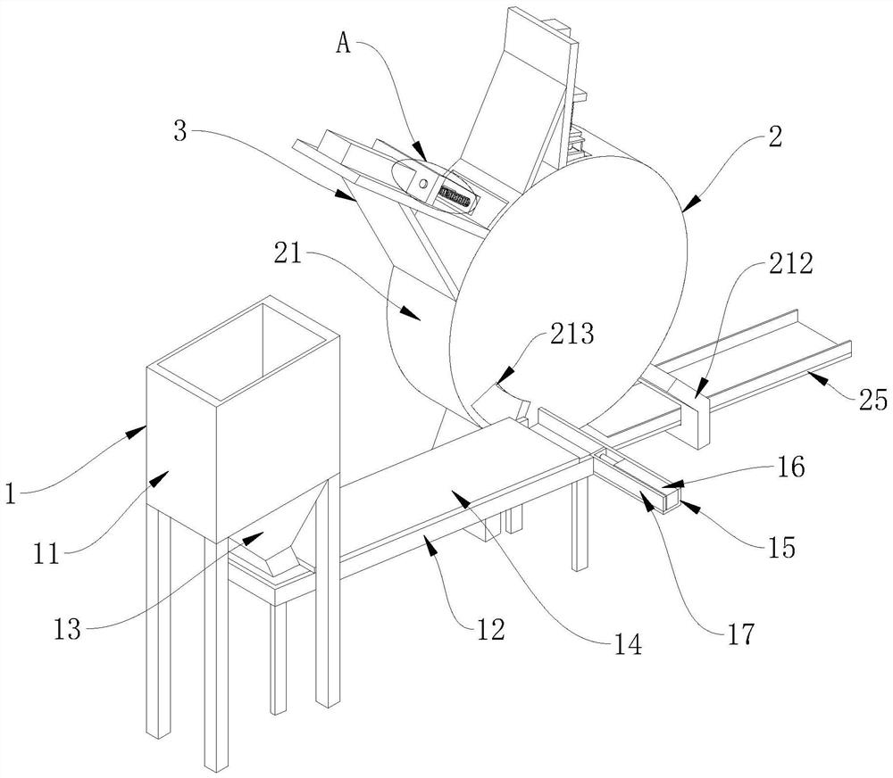 Compass type inoculation device beneficial to efficiency improvement and used for shiitake mushroom strains