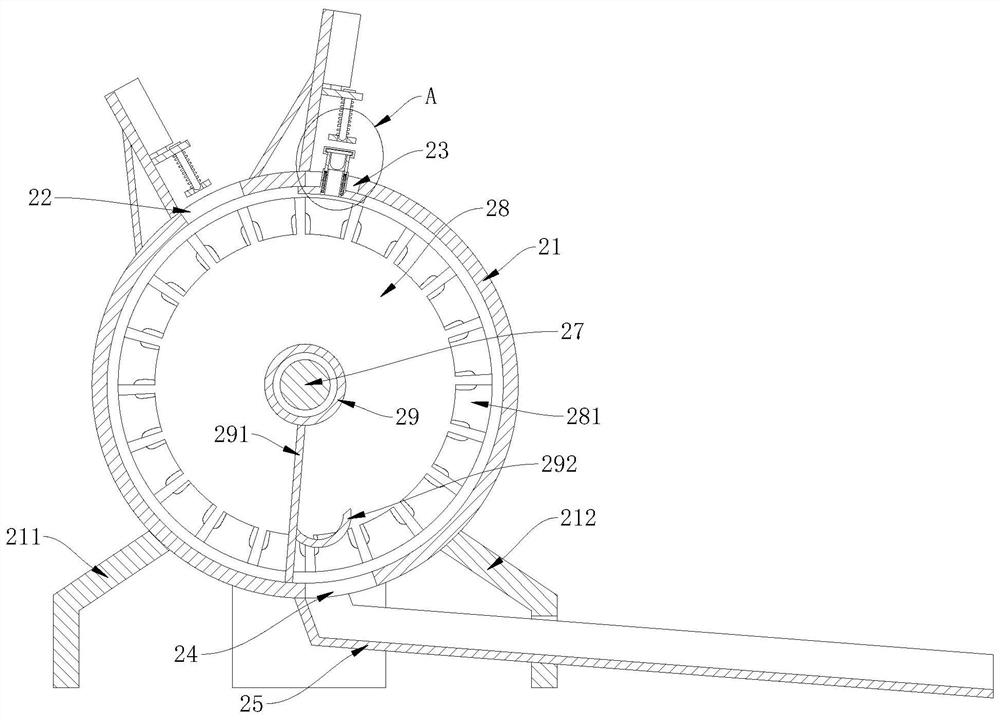 Compass type inoculation device beneficial to efficiency improvement and used for shiitake mushroom strains