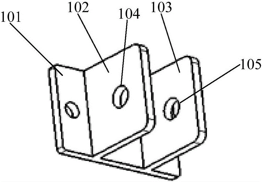 Automobile hood lock structure and automobile